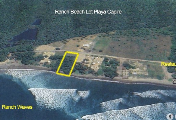 Ranch Beach Lot Playa Capire wrapping lefthand point wave